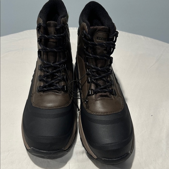Eddie Bauer Men’s Sequoia Snow Boots Waterproof Insulated Brown Size 11 NWT - Picture 2 of 4